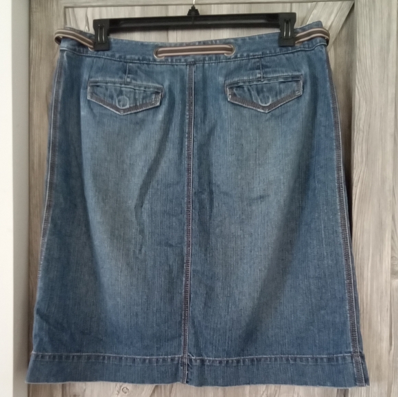 Liz Claiborne Jean Skirt 14 - Picture 2 of 8